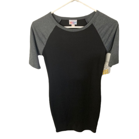 NWT LuLaRoe Women’s Black and Gray Julia Dress - Picture 1 of 2